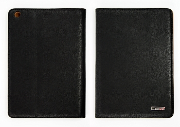 Чехол/книжка для Apple iPad Mini 2, Mini 3 "RICH BOSS" (кожаный черный)