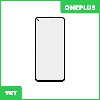 Стекло + OCA плёнка для переклейки OnePlus 9RT (черный)